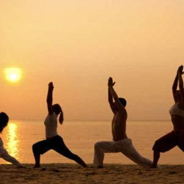 Half-day beach yoga retreat Bali