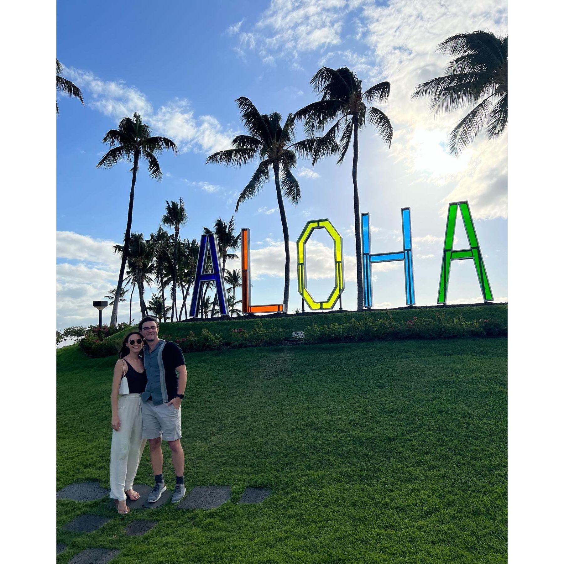 Vacationing in Hawaii