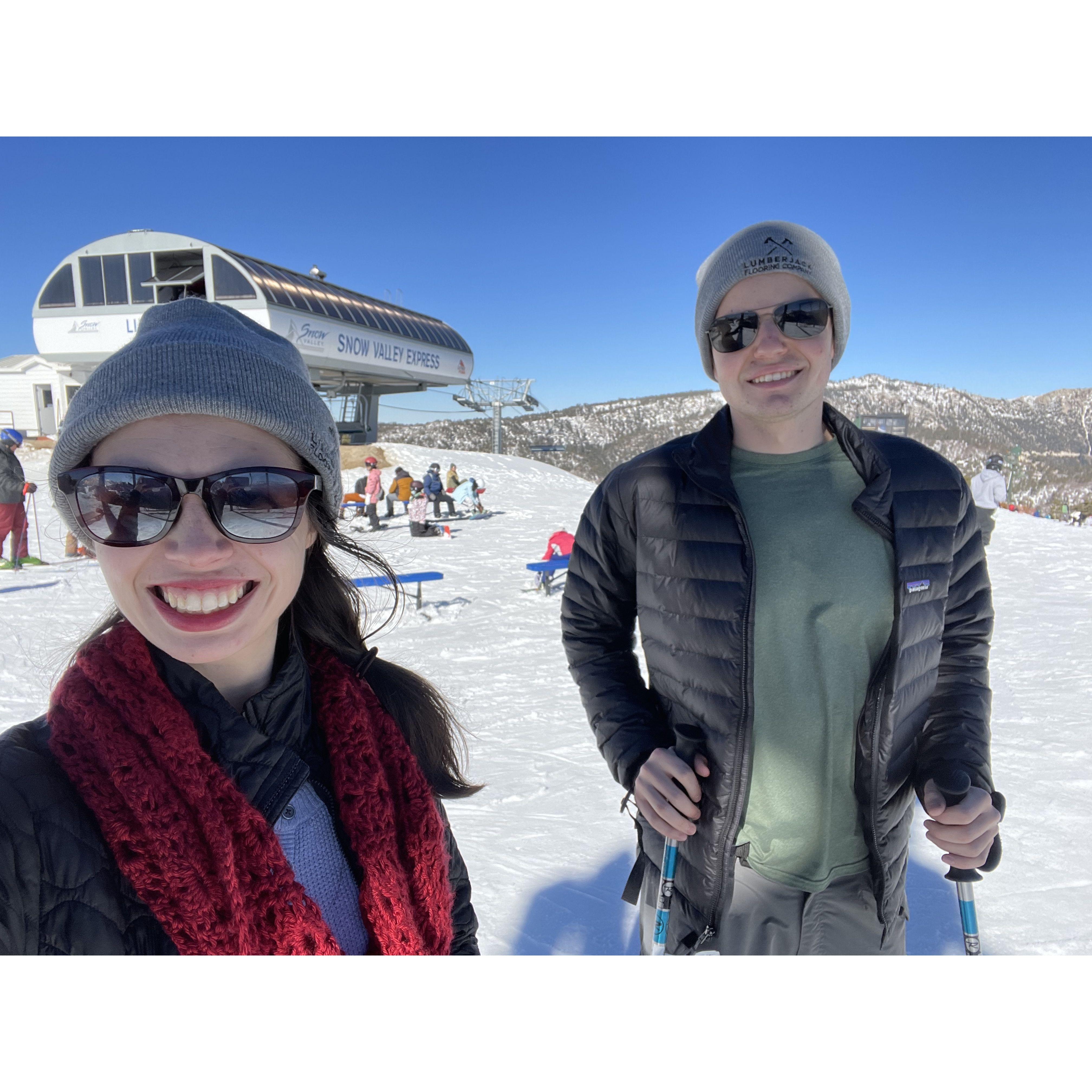 Skiing