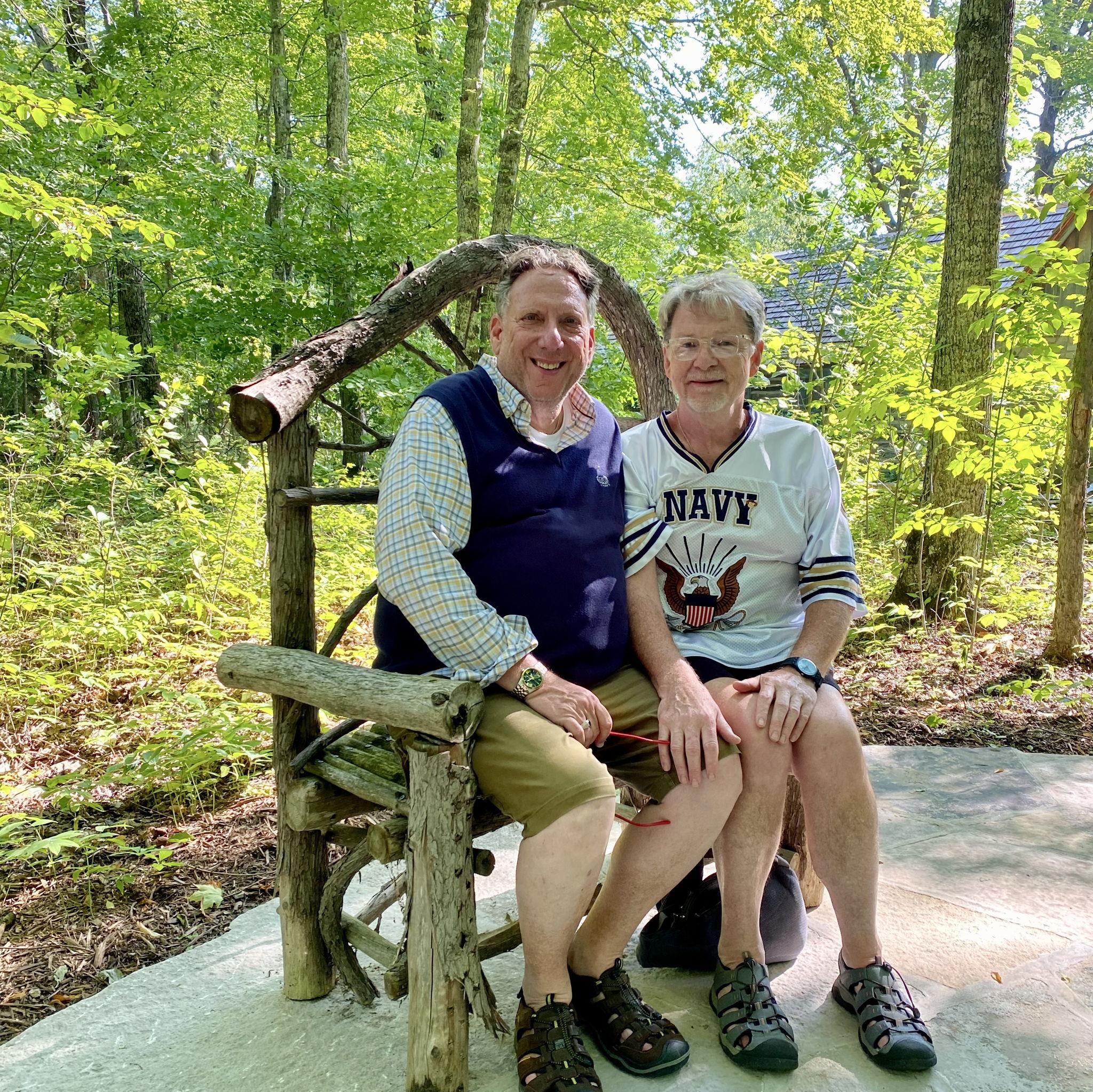 Jens Jensen's Clearing in Door County. This was almost our Christmas Card that year...