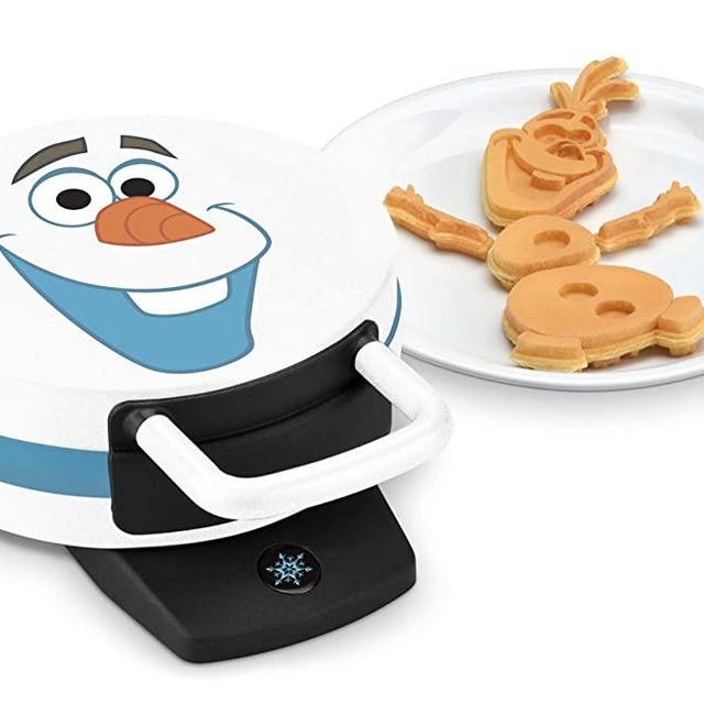 Disney DFR-15 Olaf Waffle Maker, 12"x5"x9", White