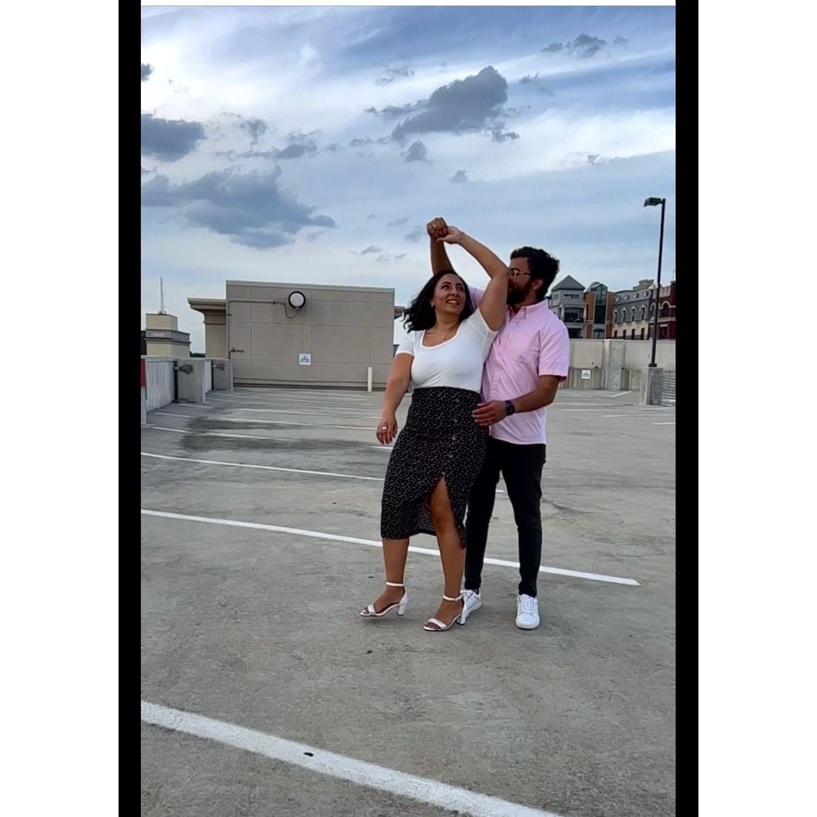 If you think Maria elbowed Michael while doing a twirl, swipe to see...