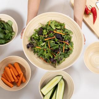 Lexa Bamboo Large Salad Bowl