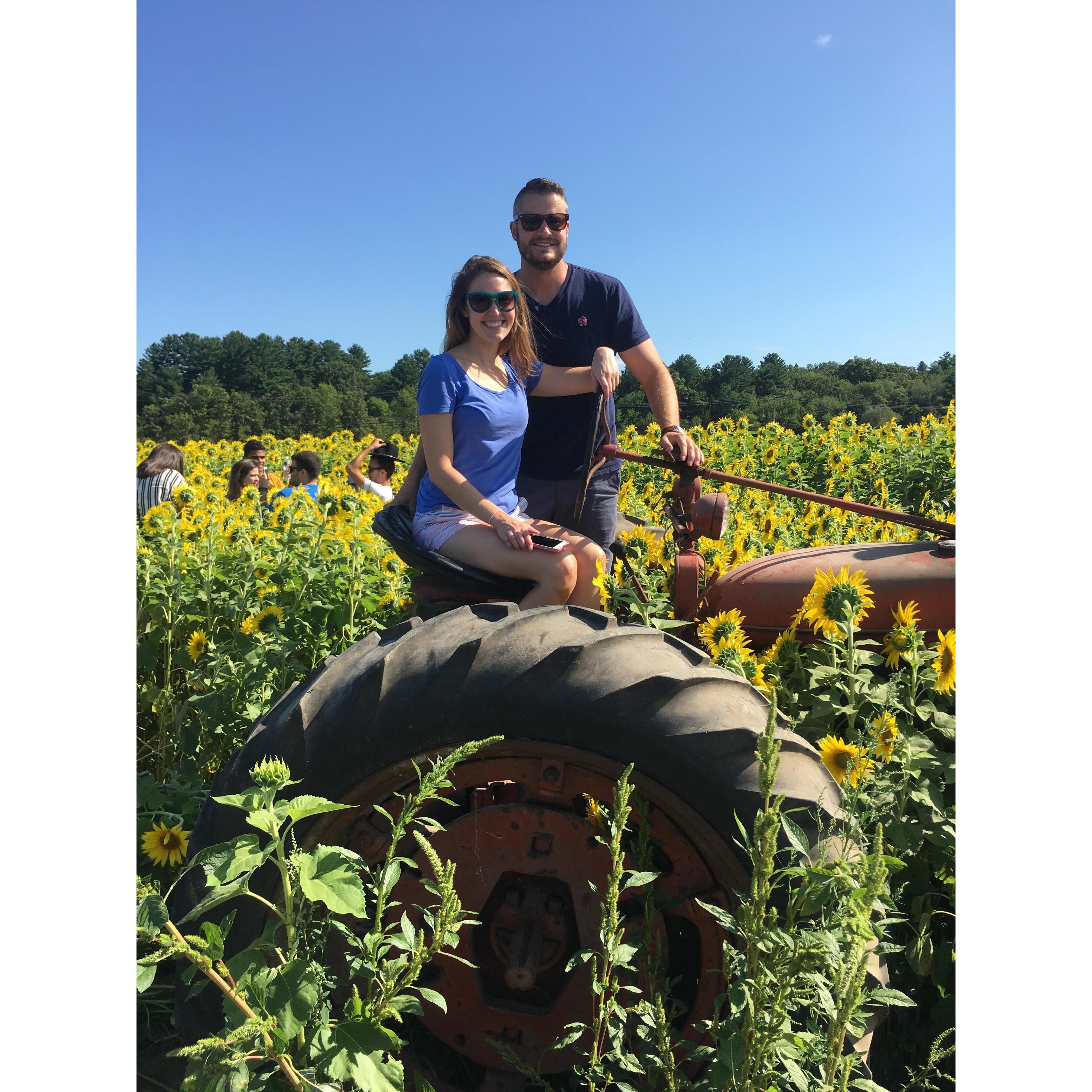 She thinks my tractor's sexy