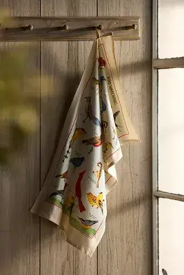 Bird Watching Dish Towel