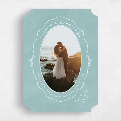 Blue Ticket Holiday Card - Adorn