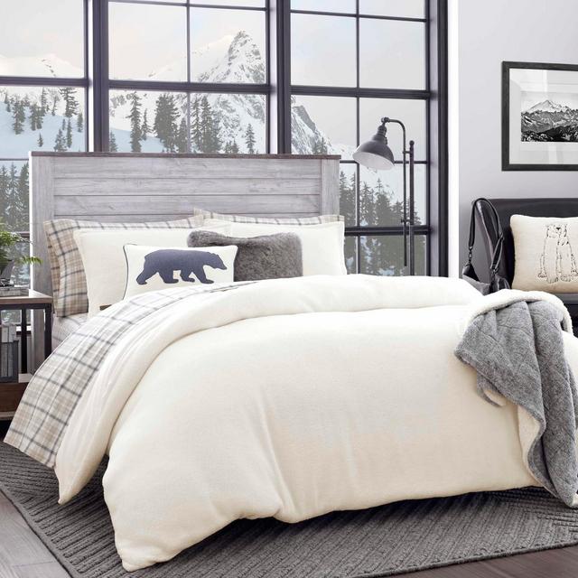 King Cloud Peak Duvet Cover Set Beige - Eddie Bauer