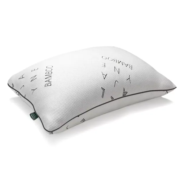 Ella Jayne Bamboo Pillow, Medium Density, White, King Size
