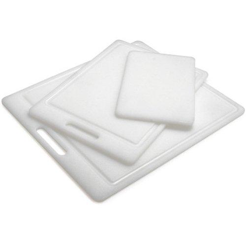 Sur La Table Polypropylene Cutting Boards 424-3PK-SLT, Set of 3, White