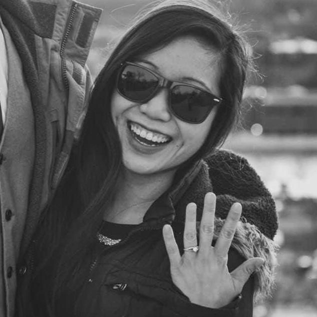 Me after he put the ring on for the first time!