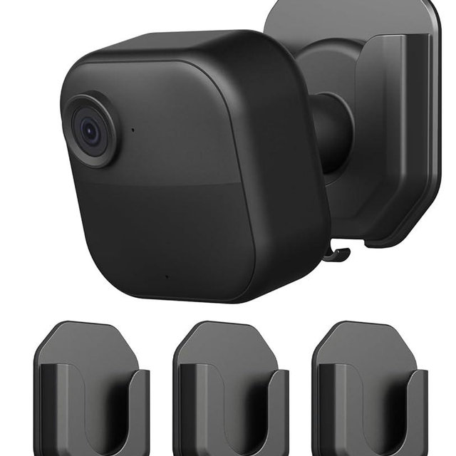 Blink Camera No Drill No Screws Wall Mount Bracket Compatible with Blink Outdoor 4 and Outdoor 2K+/ Blink Mini 2K+ and Mini 2 Camera Adhesive Mount for Blink Series（3 Pack ）