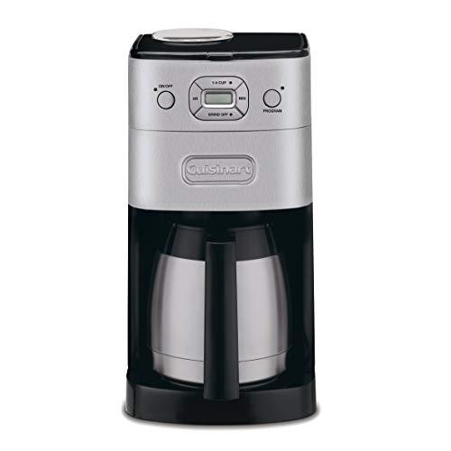 Cuisinart DGB-650BC Grind-and-Brew Thermal 10-Cup Automatic Coffeemaker, Brushed Metal