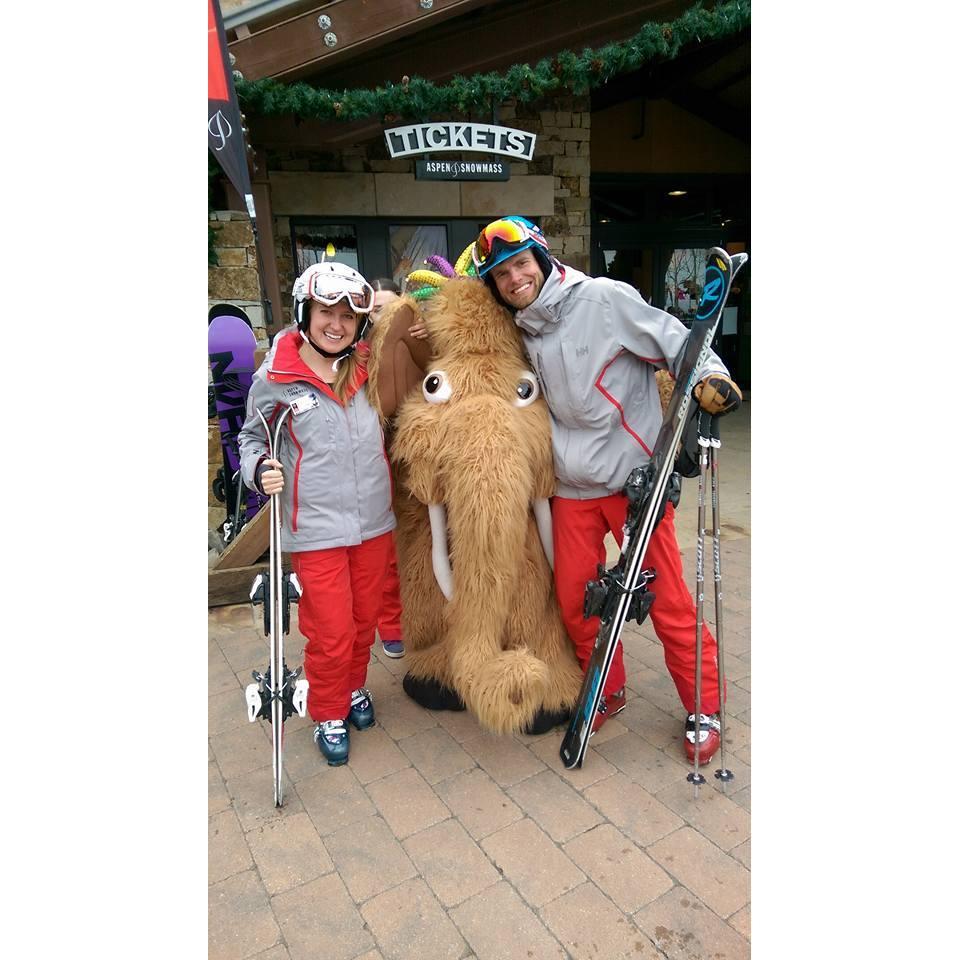 Back where it all started, in Aspen, Colorado, where two ski instructors fell in love.