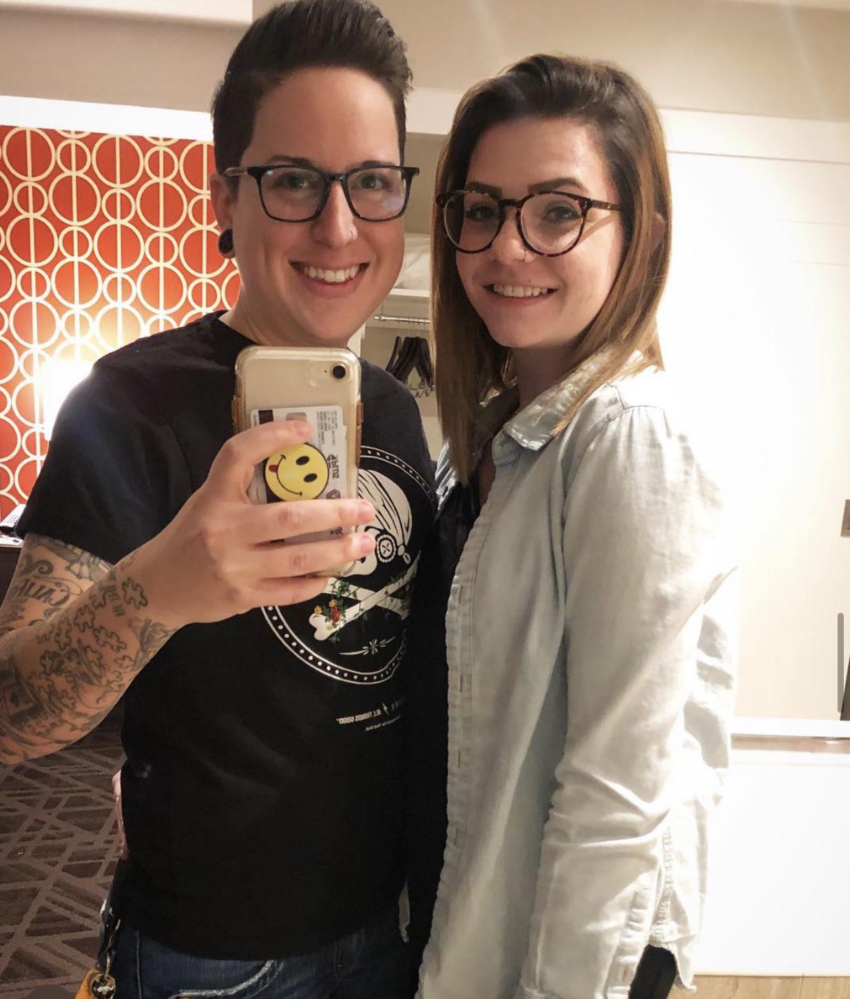 Our "we're official" picture