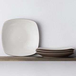 Colorwave Square Dinner Plate, Set of 4