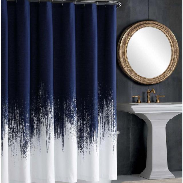 Vince Camuto® Lyon Shower Curtain in Blue