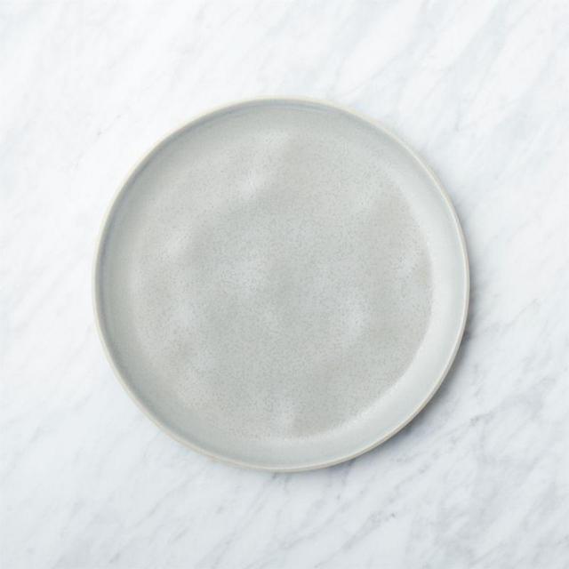 Visto Cream Stoneware Salad Plate, Set of 12