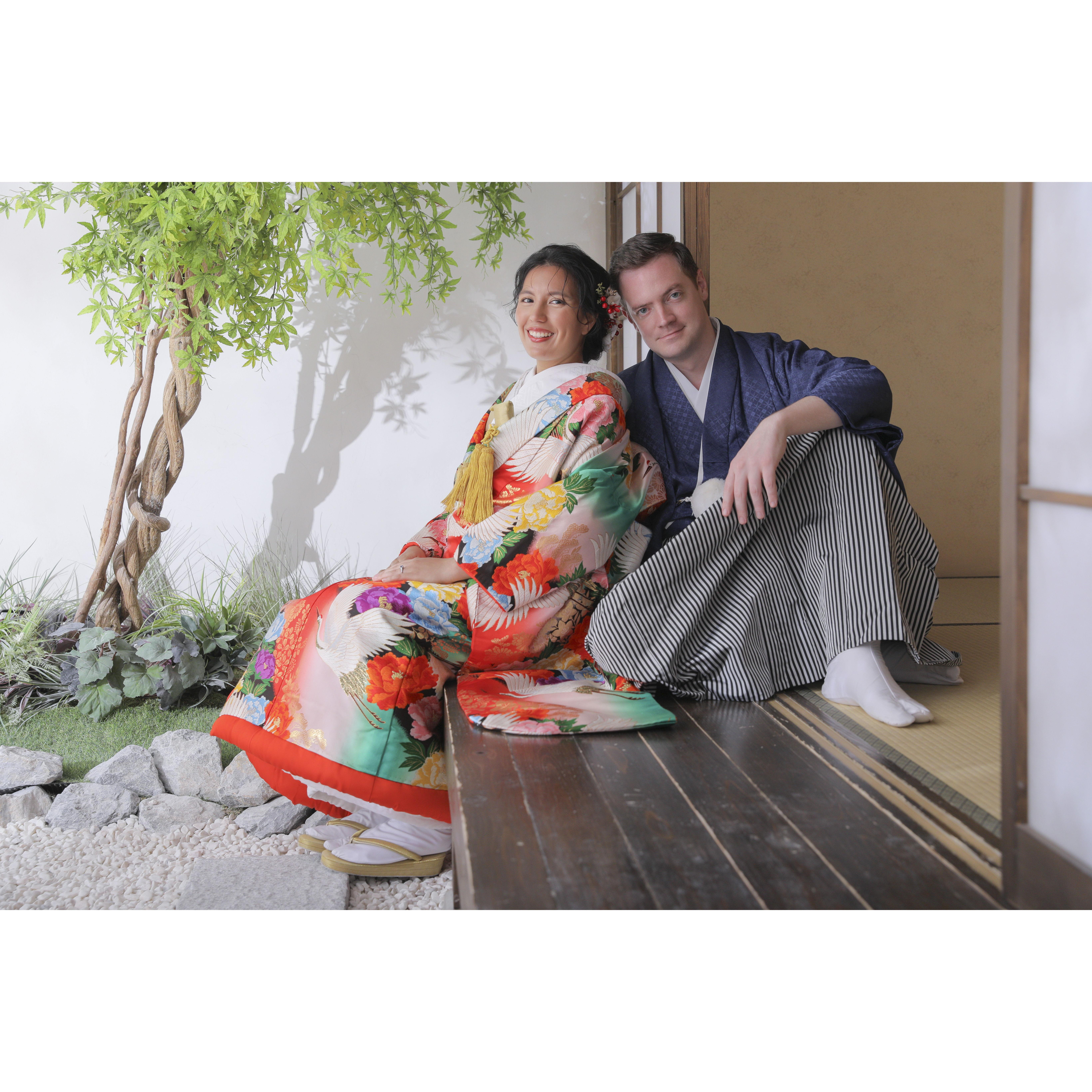 This is not our house in Japan. We startled a family of four and their three generations of ancestors just to take these pictures.