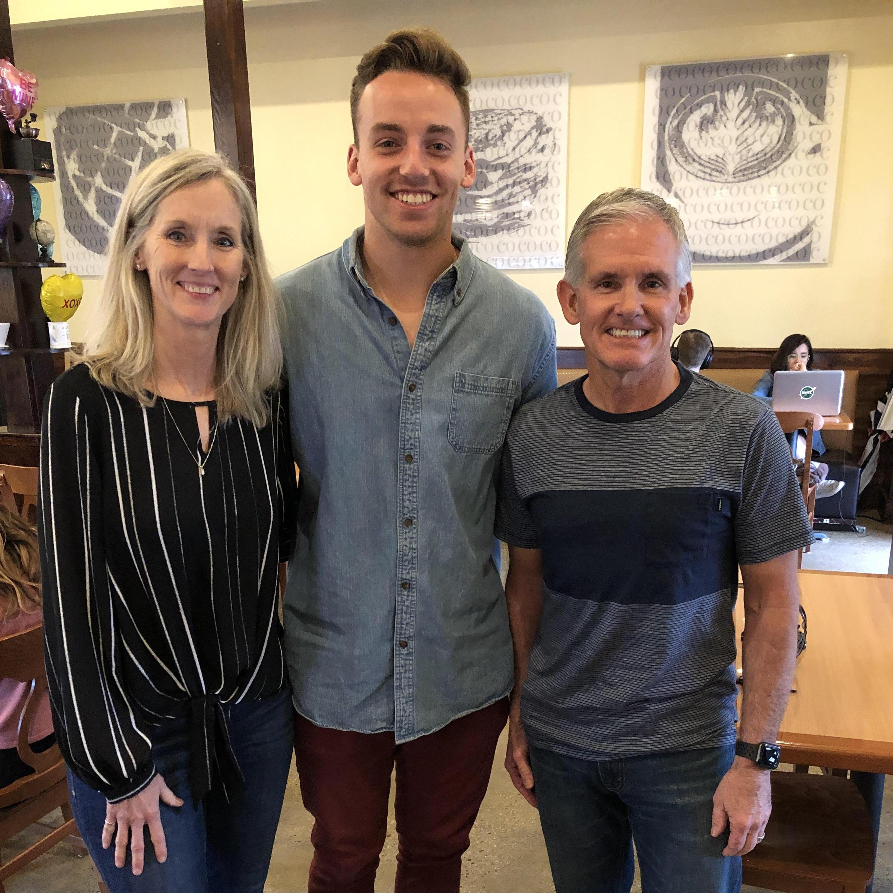 the first time Sam met Hannah's parents!!