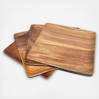 Square Serving Tray, Set of 4