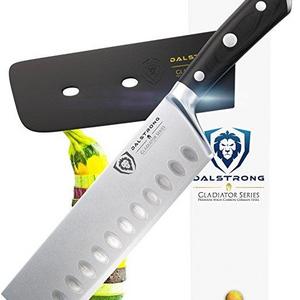 DALSTRONG Nakiri Asian Vegetable Knife - Gladiator Series - German HC Steel - 7" (180mm)