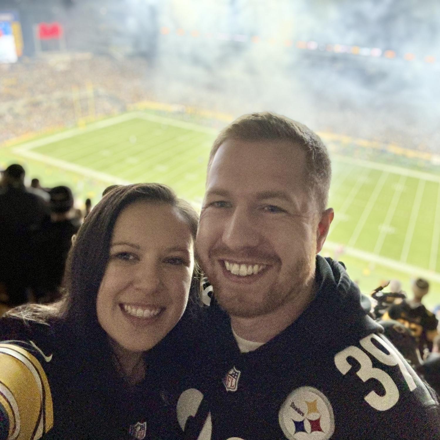 Cheering for the Steelers is our favorite way to spend Sundays in the fall.