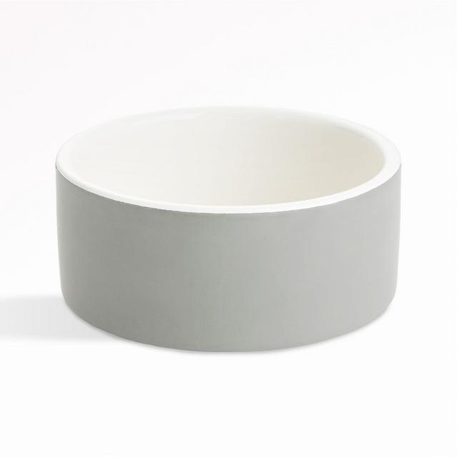 Medium Grey Dog Water Bowl