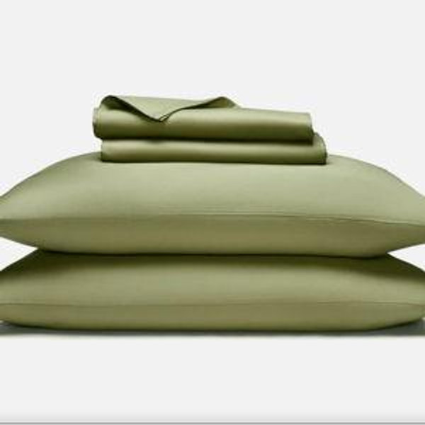 Luxe Sateen Core Sheet Set Size King Color Fresh Moss
