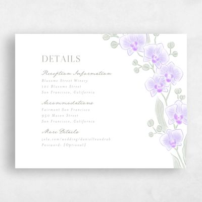 Purple Wedding Enclosure - Orchidea
