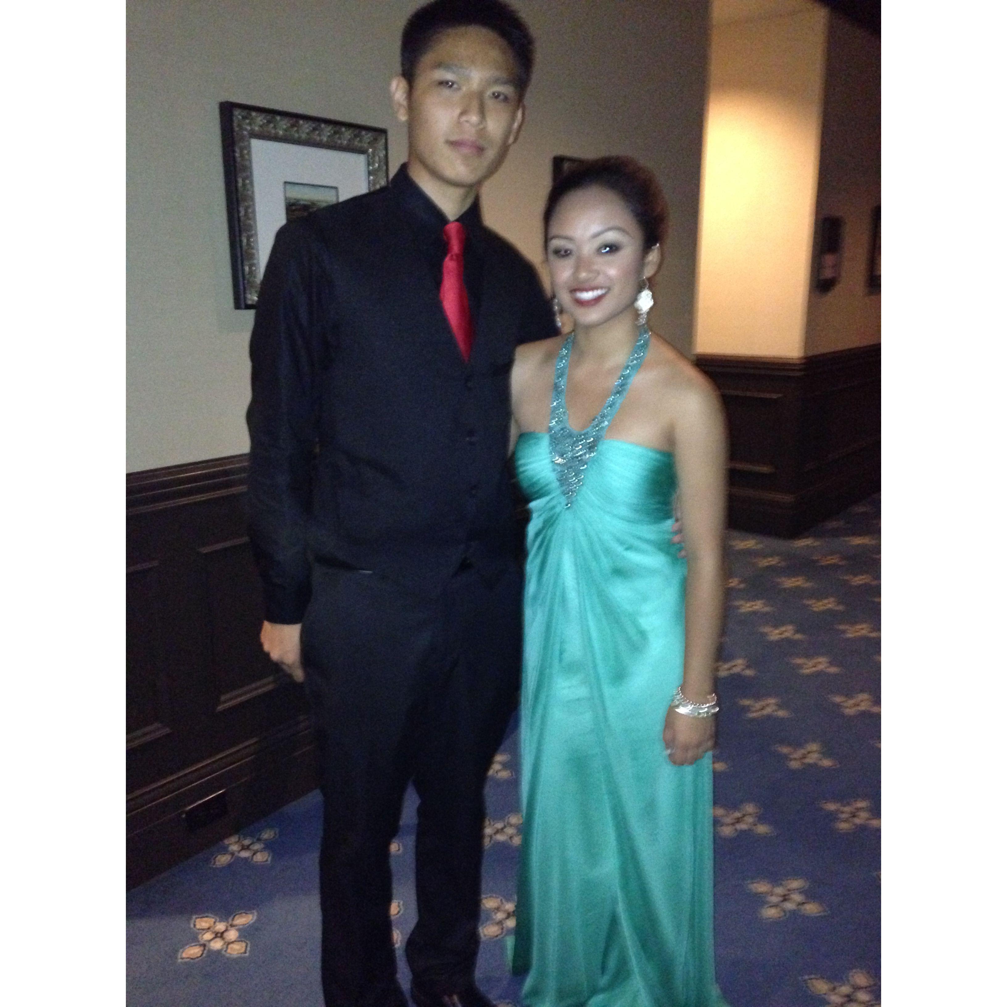 June 1, 2013 - Prom! (Yes, they were not each other's prom date.)