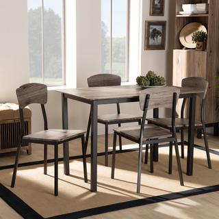 Marcus Industrial 5-Piece Dining Set