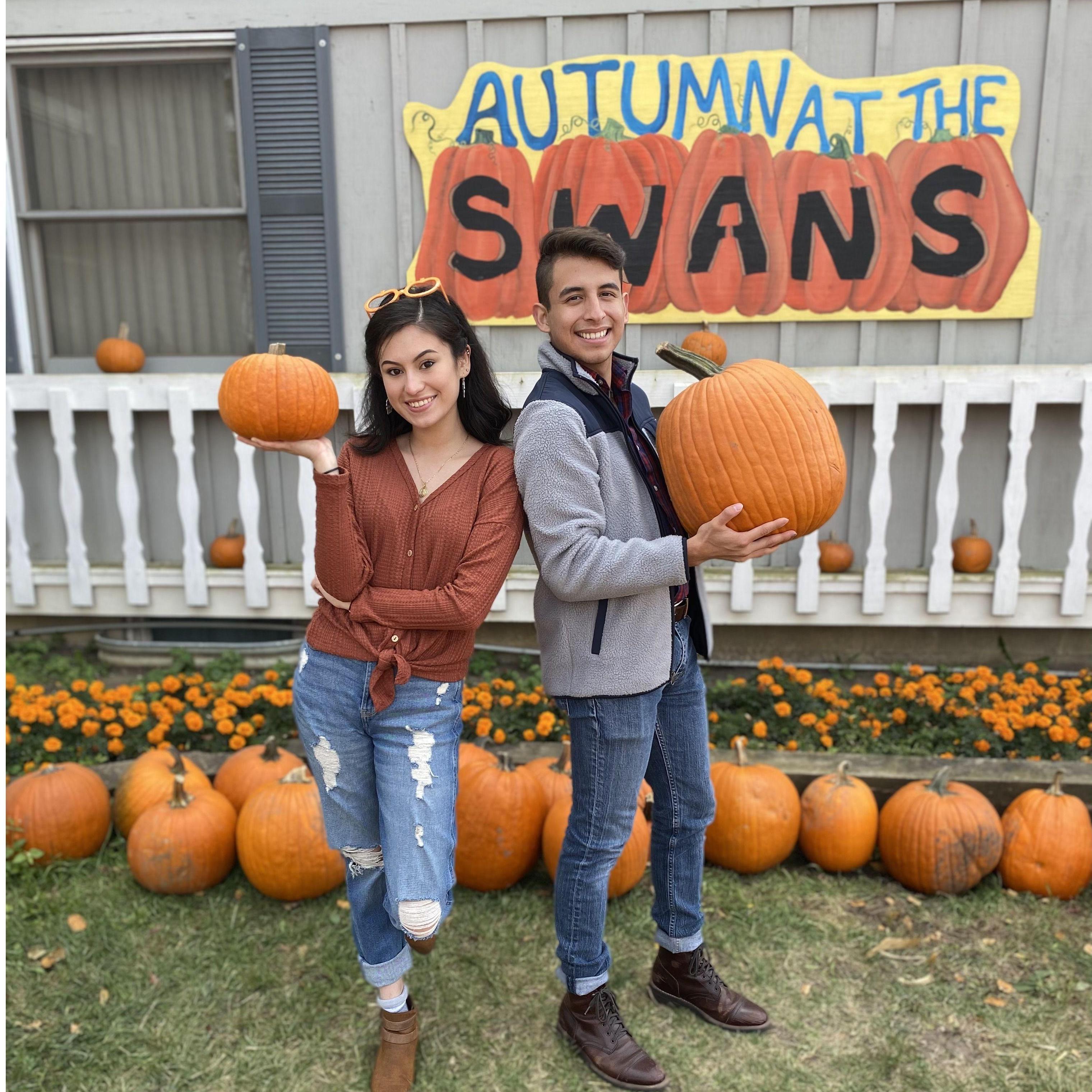 First trip to the pumpkin patch