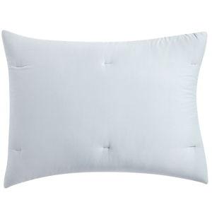 Dream Brushed Cotton Comforter Sham (Color: Chambray; Standard Set of 2)
