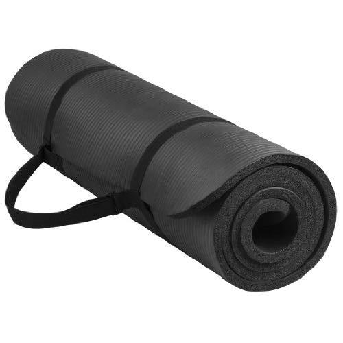 BalanceFrom GoYoga All-Purpose 1/2-Inch Extra Thick High Density Anti-Tear Exercise Yoga Mat with Carrying Strap