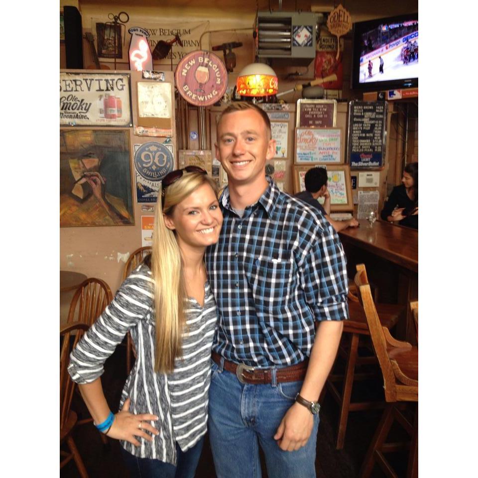 Celebrating our first big life event together-Kat's undergrad graduation-May 2014