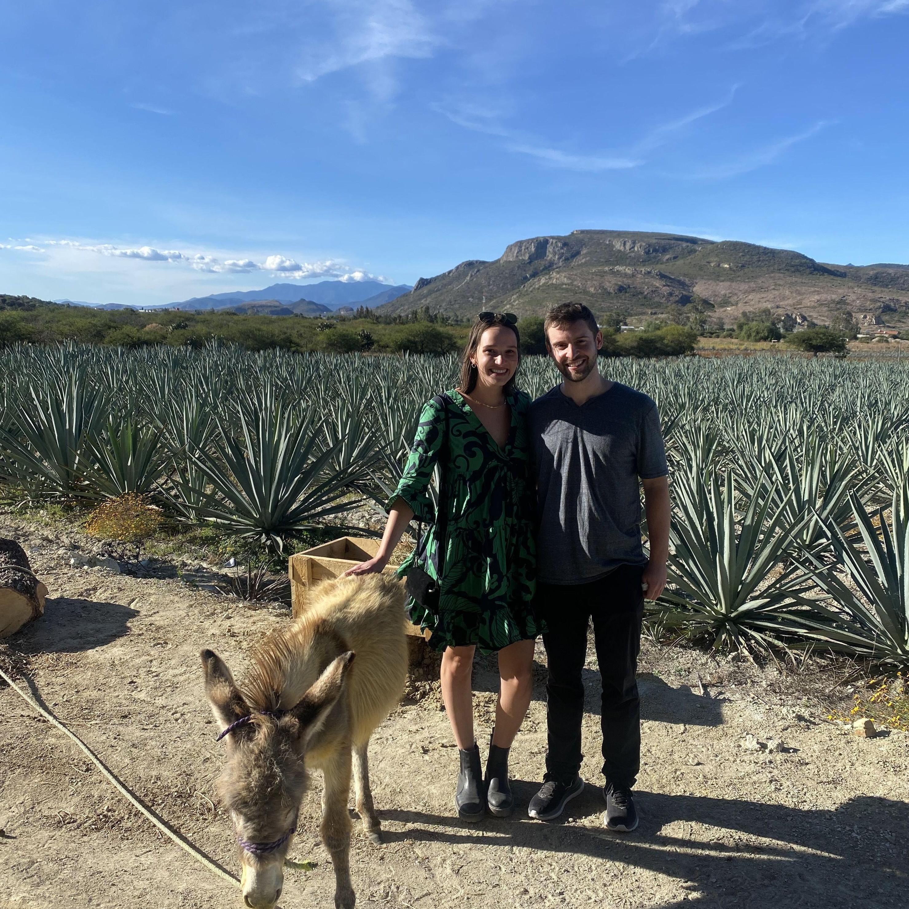 Learning how mezcal is made in Oaxaca, Mexico with our friend Alfonso