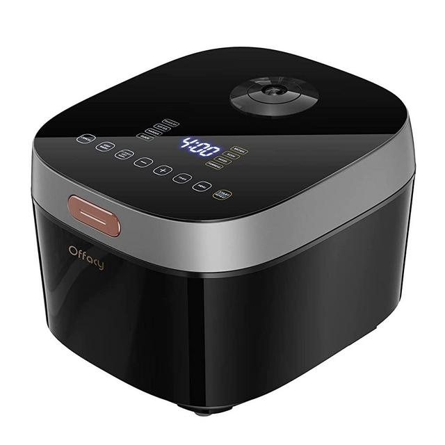 Offacy Rice Cooker, Smart Multi-Function Touch Panel, 8 Cups (Uncooked), 24-H Delay Timer, Auto Keep Warm, Nonstick Inner Pot, for Soft White Rice, Brown Rice, Sushi, Porridge