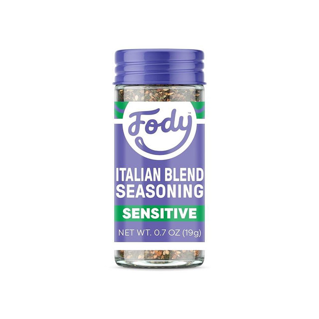 Fody Foods Italian Blend Seasoning, 0.7 Oz, Garlic and Onion Free, Low FODMAP Certified, Gut & IBS Friendly, Vegan, Non-GMO, Gluten Free, Keto Friendly