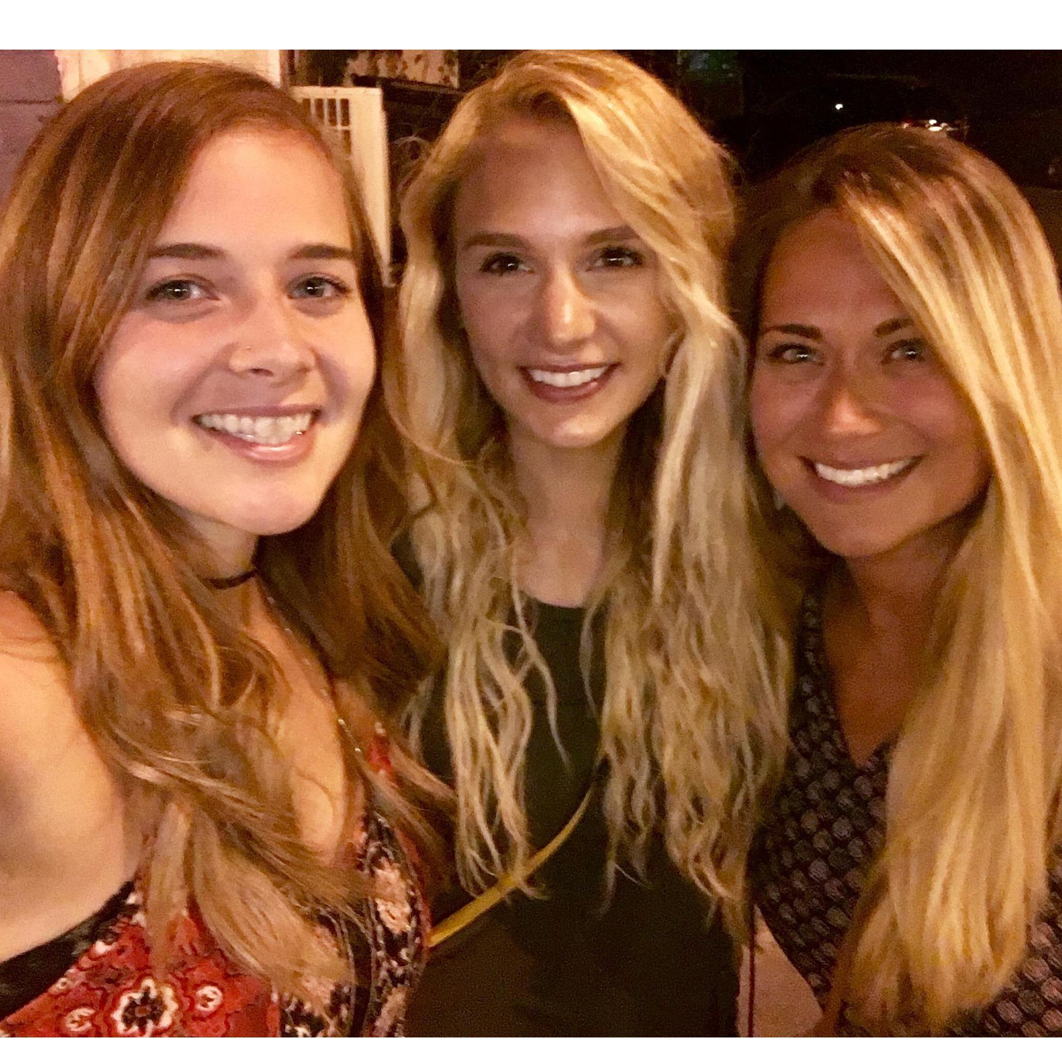 A girl needs her girls, Victoria and Jess.