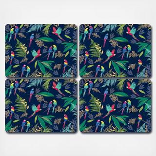 Sara Miller by Pimpernel Parrot Placemat, Set of 4