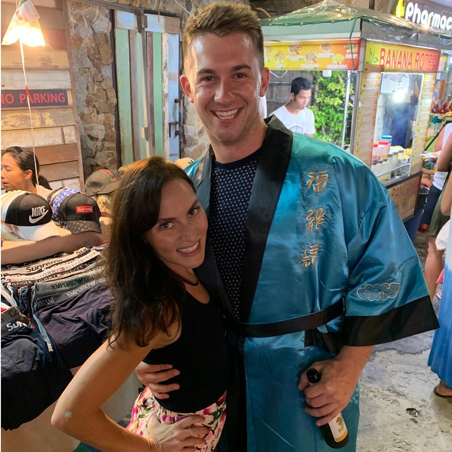 The Food Markets in Thailand! No, he didn't buy that. Yes, he did get a massage.
