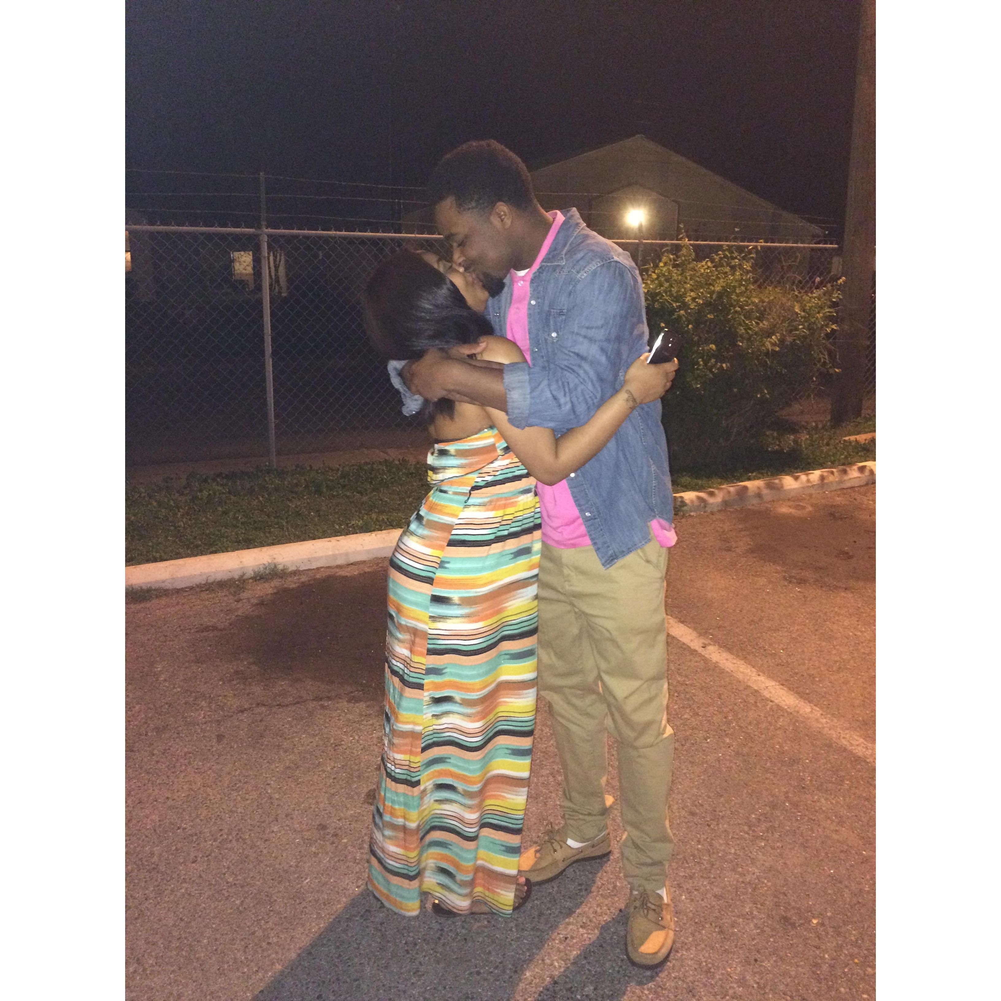 The day we officially became boyfriend and girlfriend!.