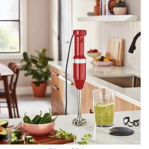 KitchenAid Variable Speed Corded Hand Blender KHBV53, Empire Red