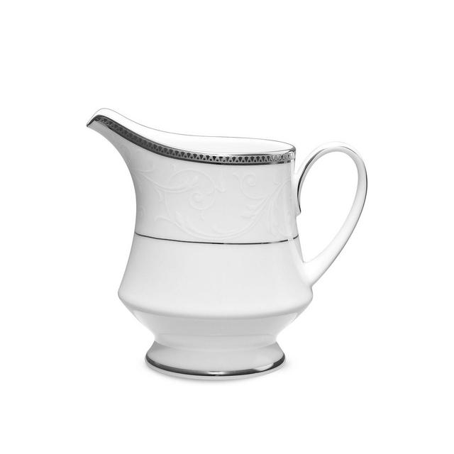 Noritake Regina Platinum Creamer 8 OZ.