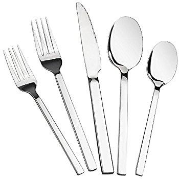 Doryh 60 Pieces Stainless Steel Flatware Sets, Service for 12