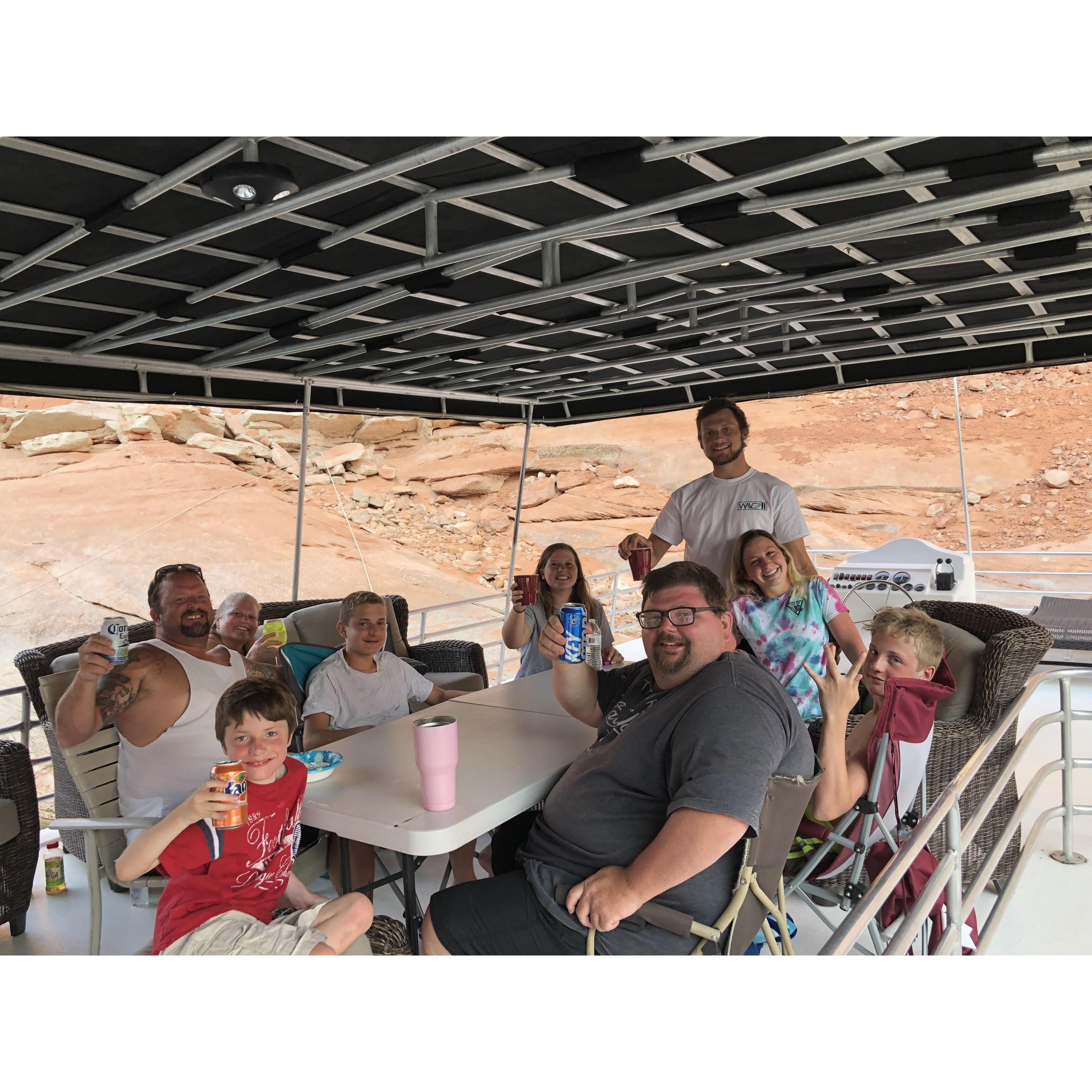 HAVING A BLAST AT LAKE POWELL