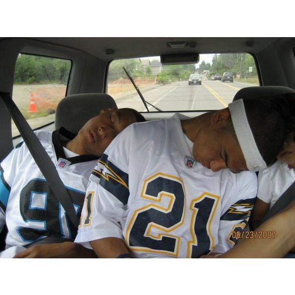The Williams kids in their natural habitat...