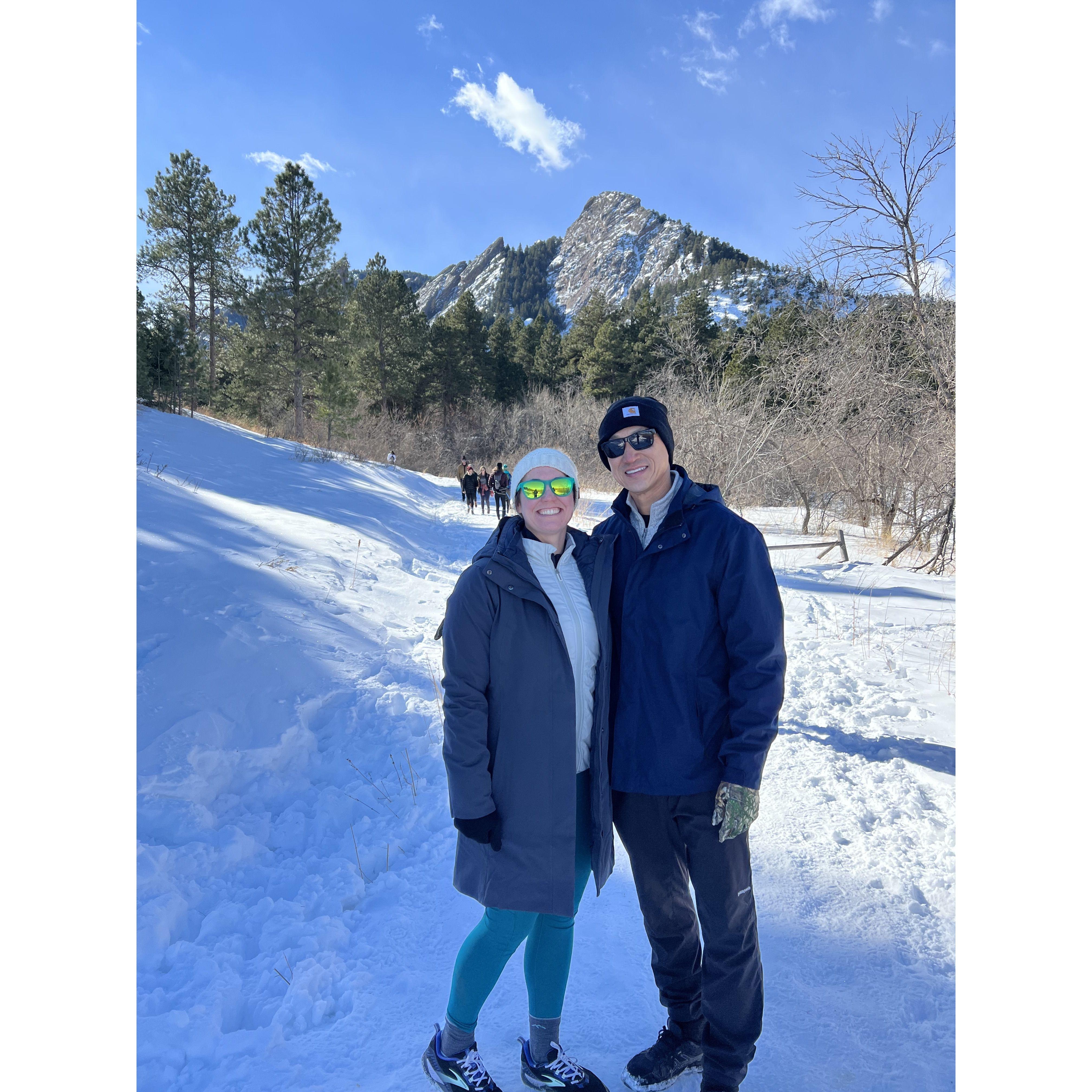 Hiking in Boulder