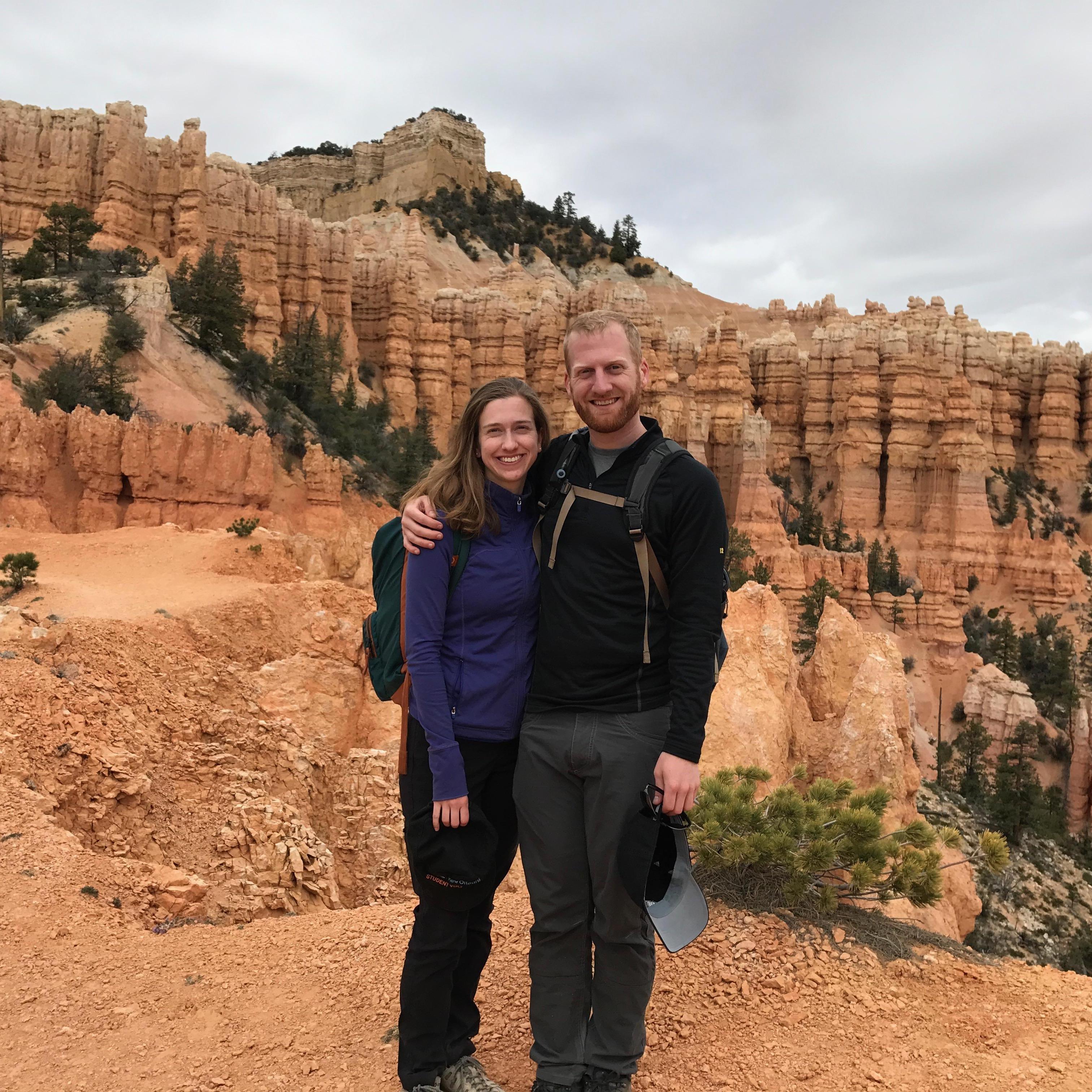 Adventuring in Bryce Canyon.