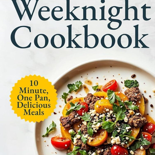 Super Quick & Simple Weeknight Cookbook: 10-Minute, One-Pan, Delicious Recipes for Busy People Who Just Want to Eat and Relax